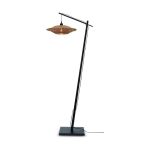 Good&Mojo Lampada da terra Bali Bambù Nero | Adatto per 1x E27 