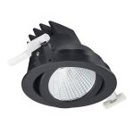 Philips Faretti LED LuxSpace Accent Compact Nero RS771B 26W 2700lm 36D - 930 Luce Calda -  | 130mm - Miglior Resa Cromatica