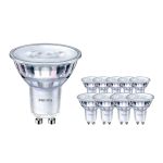 Multipack 10x Philips Corepro LED Faretti GU10 PAR16 4.6W 370lm 36D - 830 Luce Calda | Sostitutiva 50W