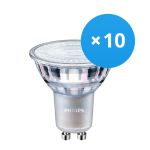 Multipack 10x Philips MASTER Value LED Spot GU10 PAR16 3.7W 270lm 36D - 930 Luce Calda | Miglior resa cromatica - Dimmerabile - Sostitutiva 35W