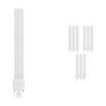 Multipack 10x Ledvance Dulux S LED 6W - 830 Luce Calda -  | 2-Pin - Sostitutiva 11W