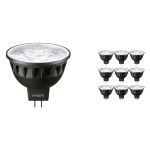 Multipack 10x Philips Master LED Faretti GU5.3 MR16 6.7W 430lm 10D - 930 Luce Calda | Miglior resa cromatica - Dimmerabile - Sostitutiva 35W