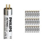 Multipack 25x Philips MASTER Actinic BL T5 Short 6W - Ultravioletto | 21cm