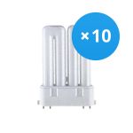 Multipack 10x Osram Dulux F 24W 830 | Luce Calda - 4-Pin