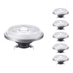 Multipack 6x Philips MASTER LED Faretti G53 AR111 10.8W 600lm 40D - 927 Bianco Molto Caldo | Miglior resa cromatica - Dimmerabile - Sostitutiva 50W