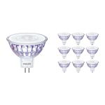 Multipack 10x Philips Master LED Faretti GU5.3 MR16 5.8W 345lm 36D - 922-927 Dim To Warm | Miglior Resa Cromatica - Dimmerabile - Sostitutiva 35W