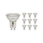 Multipack 10x Noxion Faretti LED GU10 PAR16 5.5W 560lm 36D - 830 Luce Calda | Sostitutiva 75W