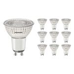 Multipack 10x Noxion PerfectColor Faretti LED GU10 PAR16 4W 345lm 60D - 930 Luce Calda | Miglior resa cromatica - Dimmerabile - Sostitutiva 50W