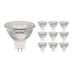 Multipack 10x Noxion Faretti LED GU5.3 MR16 4.4W 345lm 36D - 840 Bianco Freddo | Dimmerabile - Sostitutiva 35W