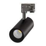 Noxion Luce A Binario LED 3 Fasi Ecowhite Aluminium Nero 30W 2960lm 36D - 830 Luce Calda -  | UGR <19