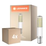 Multipack 4x Ledvance Special T Slim LED B15d Tubo one-handed Chiara 8W 1055lm - 827 Bianco Molto Caldo | Dimmerabile - Sostitutiva 75W