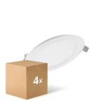 Multipack 4x Ledvance Downlight LED Slim Il Giro DN155 12W 1020lm 120D - 830 Luce Calda -  | 169mm 