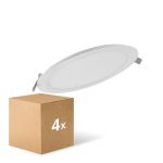 Multipack 4x Ledvance Downlight LED Slim Il Giro DN210 18W 1530lm 120D - 830 Luce Calda -  | 225mm