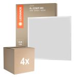 Multipack 4x Ledvance Pannello a LED Compatto Aluminium Bianca 33W 3630lm - 840 Bianco Freddo | 60x60cm
