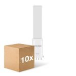 Multipack 10x Noxion Lucent PL-S LED 4.3W - 840 Bianco Freddo | 4-Pin - Sostitutiva 9W