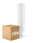 Multipack 10x Ledvance Dulux-D LED 7W - 840 Bianco Freddo | 4-Pin - Sostitutiva 18W