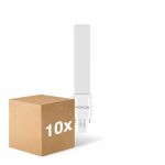 Multipack 10x Noxion Lucent PL-S LED 4.3W - 827 Bianco Molto Caldo | 2-Pin - Sostitutiva 9W