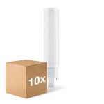 Multipack 10x Ledvance Dulux-D LED 10W - 830 Luce Calda -  | 4-Pin - Sostitutiva 26W
