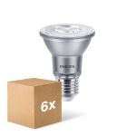 Multipack 6x Philips Master Value LED Bulbo Riflettore E27 PAR20 6W 515lm 25D - 930 Luce Calda | Miglior resa cromatica - Dimmerabile - Sostitutiva 50W