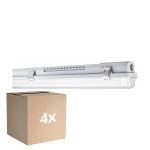 Multipack 4x Ledvance LED Stagna Alloggio MT Gen 3 IP65 | Adatto per 1x150cm Tubo LED