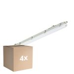 Multipack 4x Philips Stagna LED Ledinaire WT065C 23/42W 2900/4800lm - 840 Bianco Freddo | 120cm