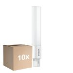 Multipack 10x Philips CorePro PL-S LED 5W - 840 Bianco Freddo | 2-Pin - Sostitutiva 11W