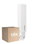 Multipack 10x Philips CorePro PL-C LED 5.5W 660lm - 840 Bianco Freddo | 4-Pin - Sostitutiva 13W