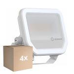 Multipack 4x Ledvance Proiettore LED Aluminium Bianca 17W 2200lm 100D - 830 Luce Calda -  | IP66 - Simmetrico