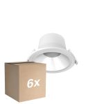 Multipack 6x Noxion Downlight LED Apollo V2.0 6-12W 720-1500lm 60D - 830/840 CCT | 145mm - Ritaglio 120mm