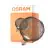 Osram Decor Piatto Lamp In Metallo Alloggio LED E27 Globe Ghiaccio Nero 3.5W 300lm - 827 Bianco Molto Caldo | Sostitutiva 25W