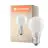 Ledvance Classic LED E27 Pera Filamento Ghiaccio 7.5W 1055lm - 940 Cool white | Miglior resa cromatica - Dimmerabile - Sostitua 75W
