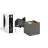 D'Lite Luce Da Parete Nova Aluminium Nero Up & Down 4.9W 480lm - 830 Luce Calda -  | IP54 - Angolo del fascio regolabile