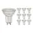 Multipack 10x Noxion PerfectColor Faretti LED GU10 PAR16 3W 230lm 36D - 927 Bianco Molto Caldo | Miglior resa cromatica - Dimmerabile - Sostitutiva 35W
