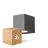 Multipack 2x D'Lite Luce Da Parete Vrebos Aluminium Nero | IP54 - Adatto Per 1x GU10