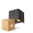 Multipack 4x D'Lite Luce Da Parete Elingen Aluminium Nero Up & Down 4.9W 480lm - 830 Luce Calda -  | IP65