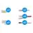 Noxion Strisce LED Naga - Connettore Singolo Colore 8mm - Grande 15pz