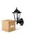 Multipack 4x D'Lite Luce Da Parete Helora Nero | IP44 - Adatto per 1x E27 - Sensore Di Movimento