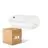 Multipack 4x  Philips LED Sicurezza Coreline BWC110 Bianca 9W 900lm - 830 Luce Calda -  | 242x110mm - IP54 - Sensore Di Luce