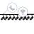 Bright Choice Set completo 1-Fase Rail L 2 x 2 Metro Nero | incl. 9x Faretti + GU10 2700K 3W Dimmerabile + Tappo Di Chiusura, Connettore di Alimentazione e L -Connettore