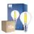 Multipack 10x Philips MASTER LED E14 Sferica Filamento Chiara 2.5W 340lm - 922-927 Dim To Warm | Miglior Resa Cromatica - Dimmerabile - Sostitutiva 25W