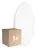 Multipack 5x Ledvance Bulkhead LED Surface CIRCULAR 500 PS Acciaio Bianca 42W 3500lm - 840 Bianco Freddo | IP44