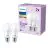 Confezione Multipack 2x Philips Bulbo LED E27 Pera Ghiaccio 13W 1521lm - 827 Bianco Molto Caldo