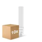 Multipack 10x Noxion Lucent PL-S LED 4.3W - 830 Luce Calda -  | 2-Pin - Sostitutiva 9W