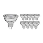 Multipack 10x Noxion Faretti LED GU5.3 MR16 7.5W 621lm 60D - 840 Bianco Freddo | Dimmerabile - Sostitutiva 50W
