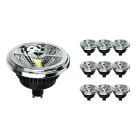 Multipack 10x Noxion Lucent Faretti LED GU10 AR111 15W 850lm 40D - 927 Bianco Molto Caldo | Miglior Resa Cromatica - Dimmerabile - Sostitutiva 75W