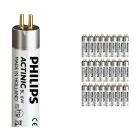 Multipack 25x Philips MASTER Actinic BL T5 Short 6W - Ultravioletto | 21cm