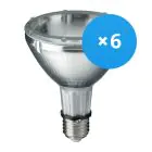 Multipack 6x Philips MASTERColour E27 CDM-R Elite PAR30L 70W 40D - 930 Luce Calda | Miglior resa cromatica