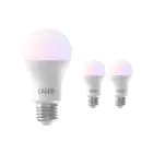Multipack 3x Calex Smart Tuya Wifi E27 Pera 8.5W 806lm - 822-840 Regolabile Bianca | RGBW - Dimmerabile - Sostitutiva 60W