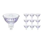 Multipack 10x Philips Master LED Faretti GU5.3 MR16 5.8W 345lm 36D - 922-927 Dim To Warm | Miglior Resa Cromatica - Dimmerabile - Sostitutiva 35W