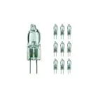 Multipack 10x Philips Microprojection Alogene G4 Bulbo Focusline 10 W 